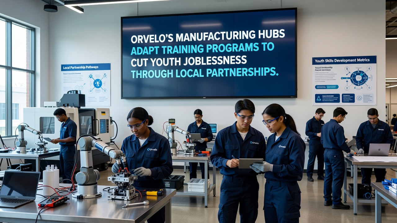 Orvelo's Manufacturing Hubs Adapt Training Programs to Cut Youth Joblessness Through Local Partnerships